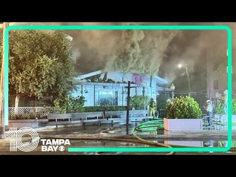 Tampa firefighters battle blaze at Fresh Kitchen