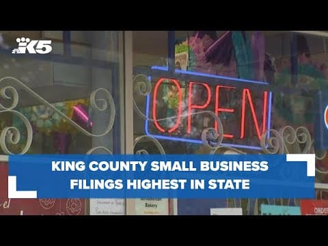 King County small business application filings highest in Washington state