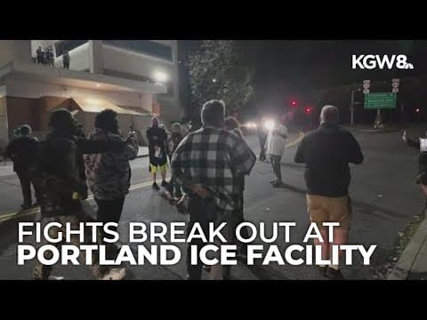 At least 5 arrested or detained after multiple fights break out at Portland ICE facility