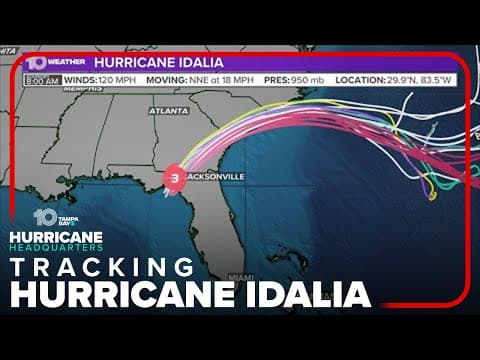 LIVE TRACK: Watch Hurricane Idalia forecast cone, spaghetti models and more