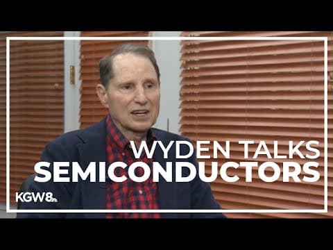 Oregon Senator Ron Wyden to talk semiconductors at Oregon leader summit