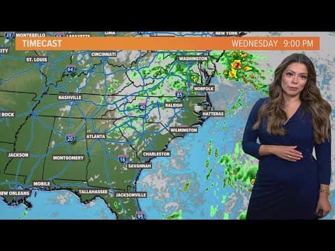 Tropical cyclone expected to hit the Carolinas today