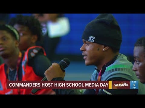Commanders host high school media day
