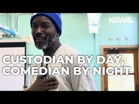From the classroom to the comedy club, Portland school custodian keeps his community smiling
