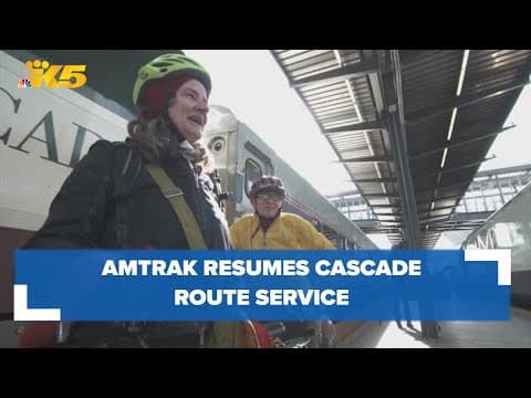 A 'beautiful ride': Amtrak resumes service between Portland and Vancouver, B.C.