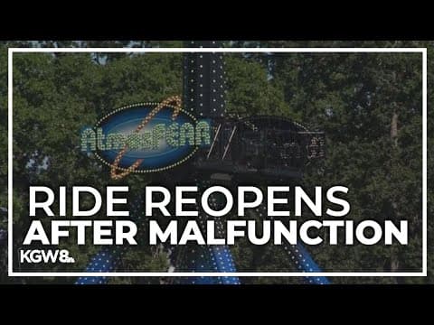 Oaks Park AtmosFEAR ride reopens after malfunction trapped riders upside down