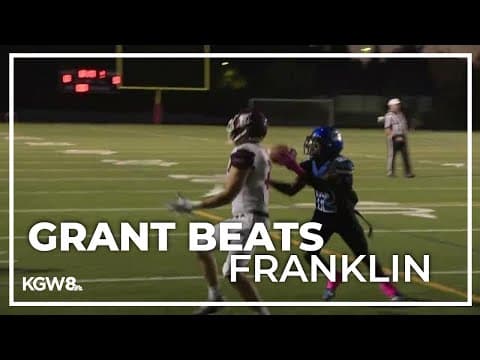 Grant sneaks past Franklin in PIL battle | Friday Night Football