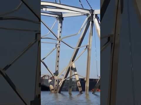 Final Large Steel Support Removed From Baltimore Bridge Collapse