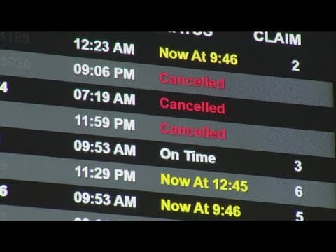 Dense fog creates chaos for travelers at San Diego International Airport on Friday