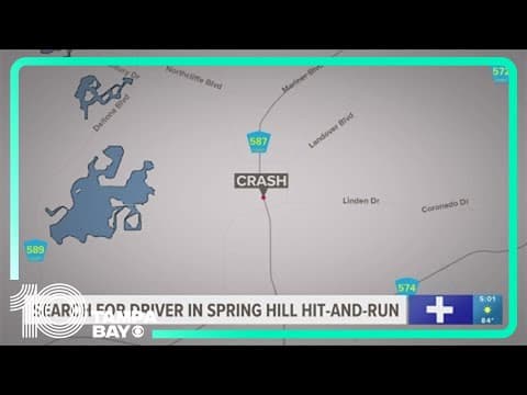 Hit-and-run driver injures teenage boy after running stop sign in Hernando County, FHP says