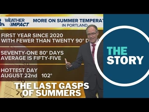 Last week of summer in Oregon promises a return of sun and warm temperatures