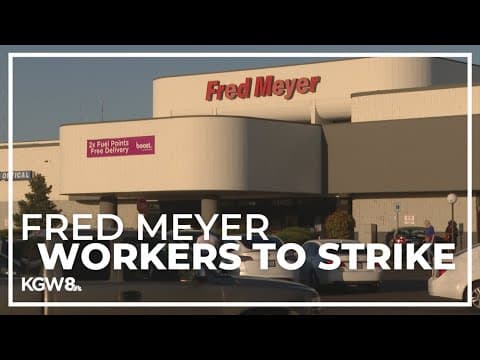 4,500 Portland Fred Meyer workers set to strike starting Wednesday