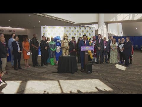Mayor Gloria and city leaders kick off San Diego Comic-Con and highlight economic impact