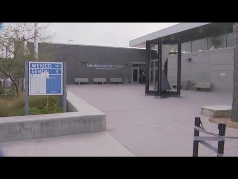 Pedestrian crossing at San Ysidro Port Of Entry reopens