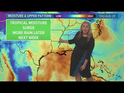 Tropical Update: Tropical moisture expected to move into the Gulf of Mexico