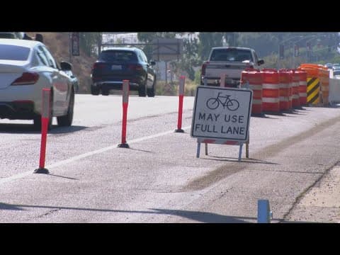 Caltrans is adding bike lanes to a busy stretch of Friars Road