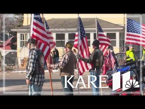 Procession held for two fallen Burnsville officers