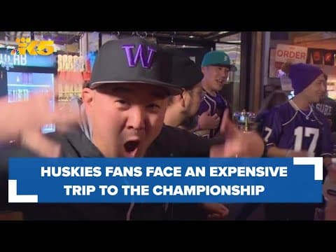 Huskies fans face an expensive trip to the National Championship game
