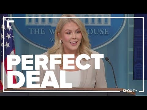 White House confident new tariffs will be 'perfect deal for the American people'