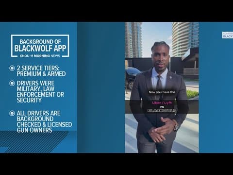 BlackWolf, an armed rideshare service, is coming to Houston