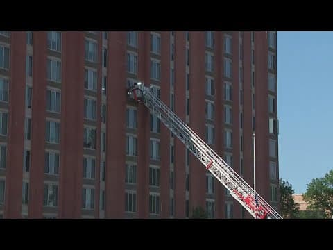 Seventh-floor fire at Columbus high-rise prompts evacuation and road closures