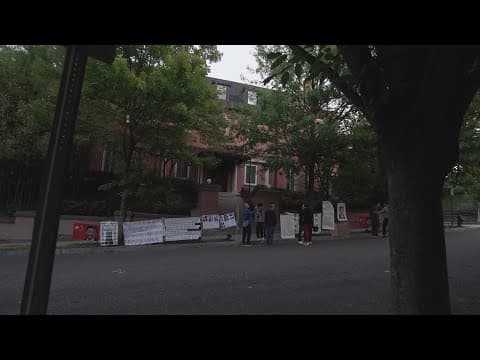 Protesters blare 100 dB megaphones starting at 7AM. Neighbors are fighting back