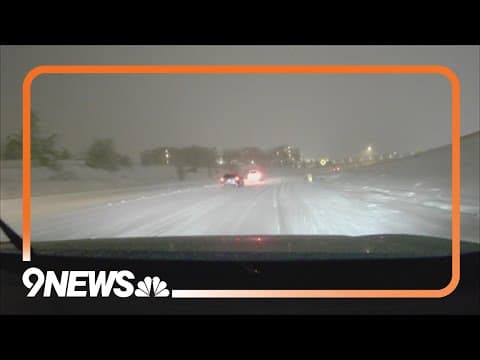 CDOT warns of challenging Monday morning commute after overnight snow