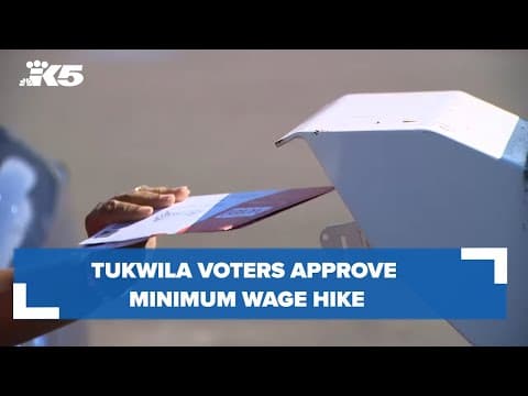 Tukwila voters approve minimum wage hike