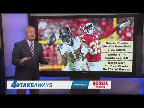 New Orleans Saints 4 Takeaways against Kansas City Chiefs