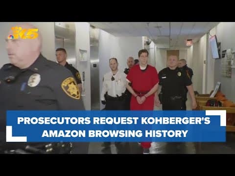 Prosecutors ask Amazon for more information about Idaho murder suspect Bryan Kohberger's browsing