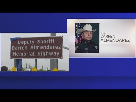 Portion of Eastex Freeway named in honor of fallen Harris County deputy