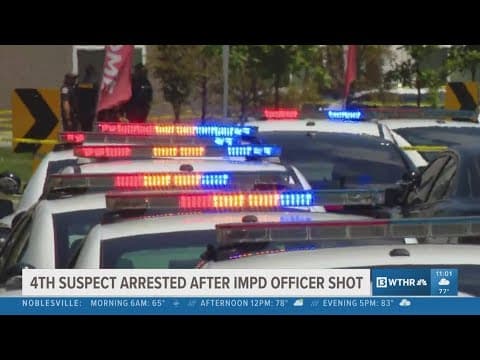 4th suspect arrested after IMPD officer shot