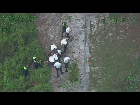 Hillsborough County deputies catch felony suspect in water chase