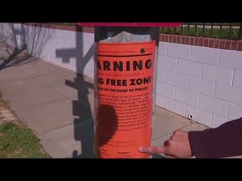 New set of DC Drug Free Zones kick off Wednesday morning