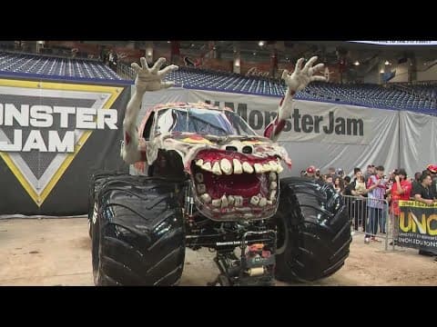 Monster Jam underway in Houston