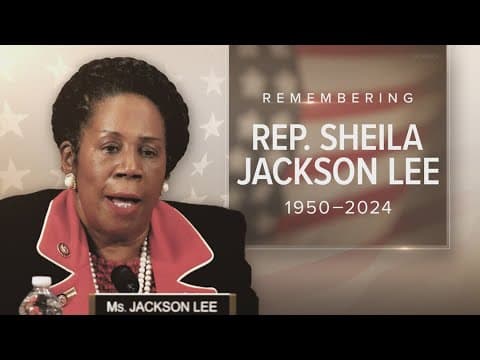 Public viewing for Congresswoman Sheila Jackson Lee scheduled for Tuesday evening