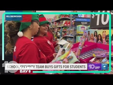 Hillsborough County Schools security team buys gifts for students