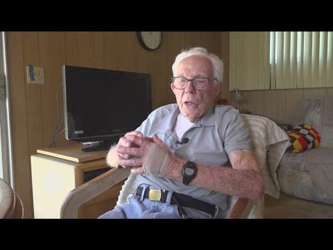 D-Day veteran reflects on 80th anniversary of arriving on beach in Normandy