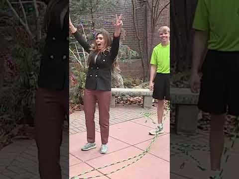 Corey and Jordan Double Dutch on 9NEWS Mornings #9news