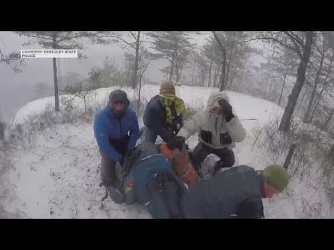 New video shows rescue at Red River Gorge