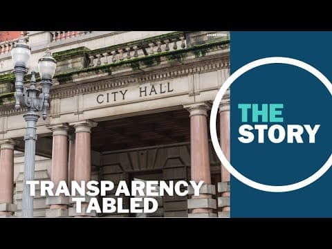 Portland City Council kicks the can down the road on transparency advocate