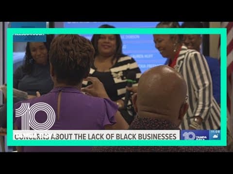 Community concerned over amount of Black businesses in the Tampa Bay area