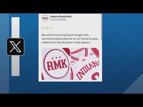 IU men's basketball to honor late Bob Knight with memorial patch