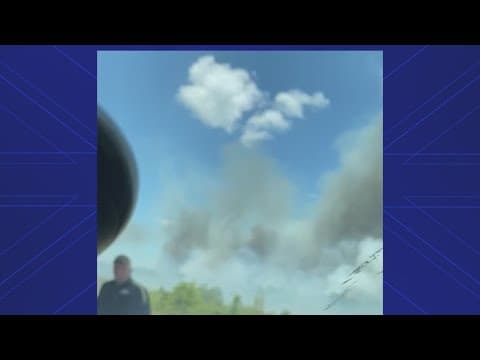 300-acre wildfire burning in Trinity County, Texas