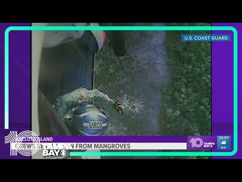 US Coast Guard, Pasco County deputies rescue man from mangroves