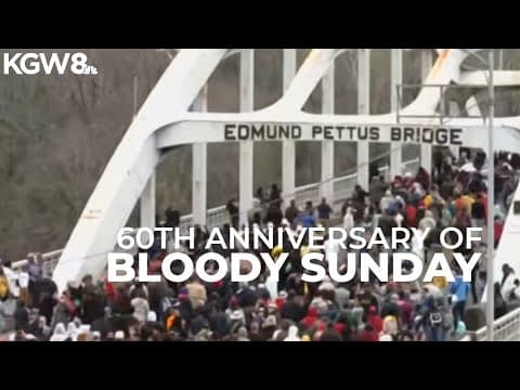 Thousands gather in Selma to mark 60th anniversary of Bloody Sunday