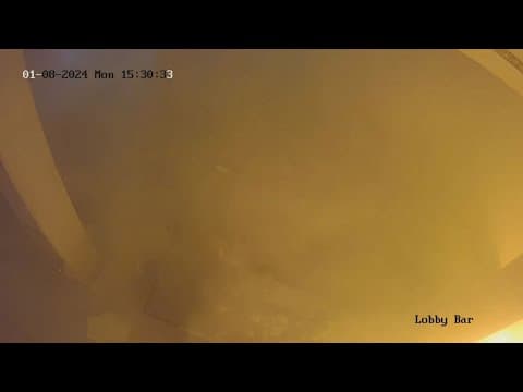 Fort Worth hotel explosion caught on surveillance footage