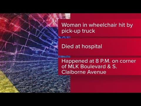 Wheel-chair bound killed in hit-and-run in New Orleans, NOPD says