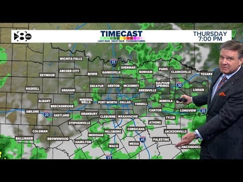 DFW Weather: Opening Day forecast, chances for rain across North Texas