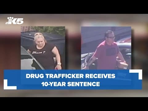 Drug trafficker receives 10-year sentence